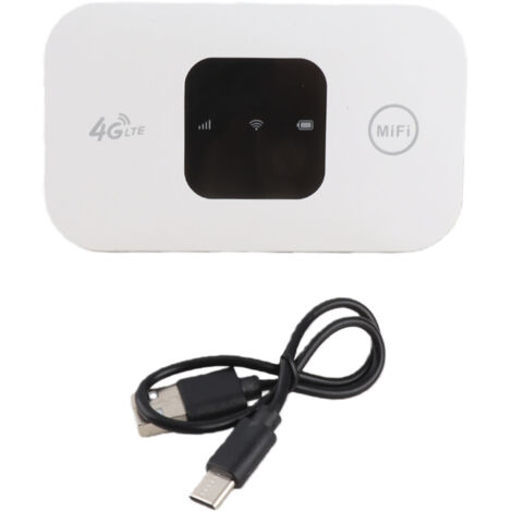 Wifi portable haute vitesse blanc petit 4G hotspot WiFi mobile routeur pour téléphone ordinateur portable tablette de bureau (1/5)