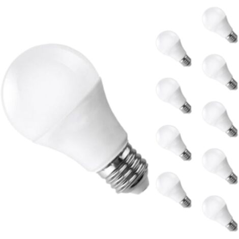 Pack de 10 - Ampoule LED E27 18W 220V A70 - Blanc Neutre 4000K - 5500K - SILAMP (1/6)