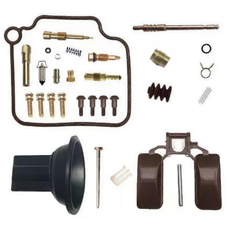 Kit de réparation de carburateur compatible Piaggio 125, comprenant membrane, tiroir de distribution et accessoires BYQ125T