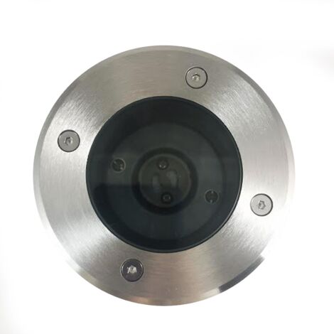 Europalamp – Lot de 6 spots encastrables inox 304 – Étanchéité IP65 – Douille GU10 – Pour béton et terrasses en bois – Installation facile