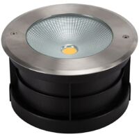 Arum Lighting – Spot encastrable extérieur 20W – 2000 lumens – IP67 – Inox 304 – Couleur blanc chaud 3000K – Pour espaces extérieurs