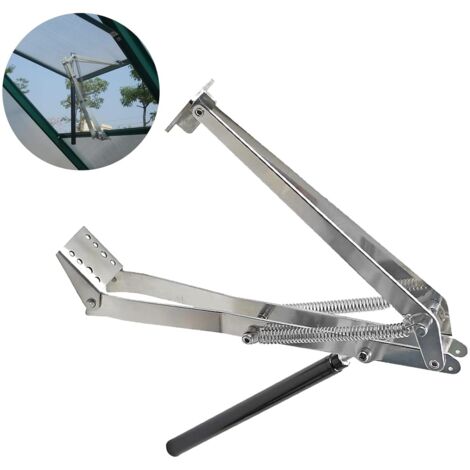 Ouvre-fenêtre Automatique, Ouvre-fenêtre Vent Autovent Serres Automatiques Sensibles à la Chaleur Solaire Accessoires de Serre de Toit pour Serres et Abris de Jardin (1X double ressort) (1/5)
