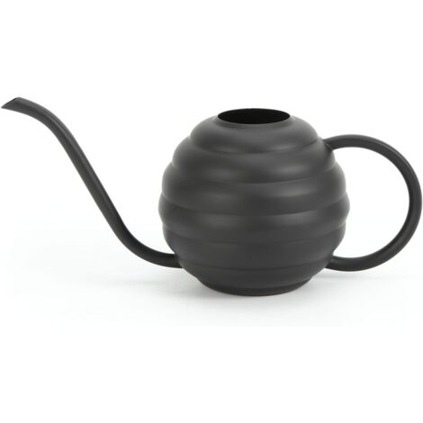 Bouteille d'arrosage pour Plantes,Arrosoir d'intérieur avec Long Bec verseur,Outil de Jardinage pour arroser Les Plantes du Balcon 400 ml/14 oz, arrosoir de Style rétro, givré (Noir) (1/5)