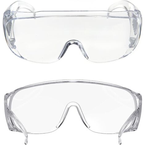 Lunette de protection travail, surlunettes de protection, lunettes de sécurité, anti-buée pour l’agriculture, l’industrie, le laboratoire – 2 paire (1/5)