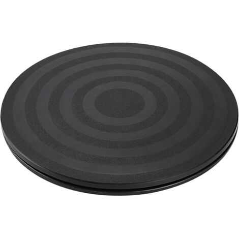 Plateau Tournant,Tourne-Disque Rotatif Rotatif à 360 Degré Plateau Pivotant TV,Degrés avec Roulements à Billes en Acier, Charge15 kg, Idéal pour TV, Artisanat, Présentoirs, 20 cm de Diamètre (1/5)