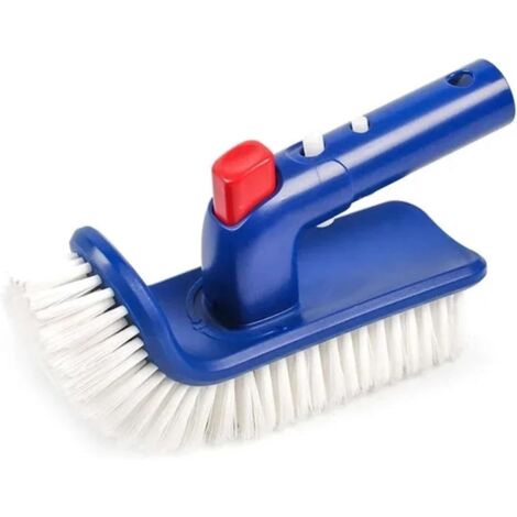 180° Rotating Pool Brush Head Cleaning Kit, Manual Scrubber for Steps and Corners for Pool, Spa, Bathroom, Hot Tub Maintenance Kit (1/5)