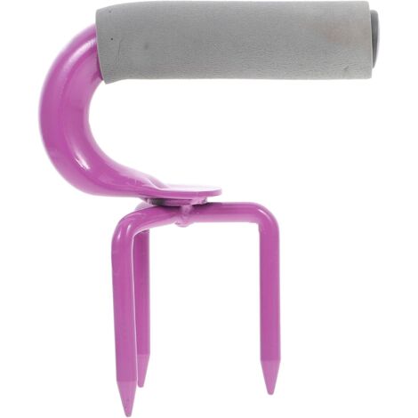 Manual Garden Tiller Tool Triangular Claw for Loosening Soil Weeding and Digging Radish Heavy Duty Hand Fork for Fertile Soil Versatile Use Garden and (1/5)