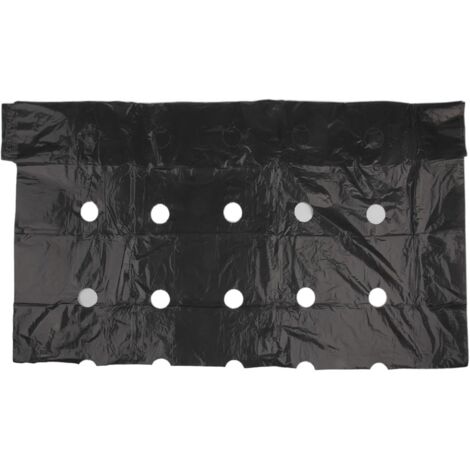 10m x 0.95m Polythene Mulching Film Perforated Plant Cover Anti Grass Ground Cover with Planting Holes Garden Vegetable Protection 10m x 0.95m (10m x 1.35m) (1/5)