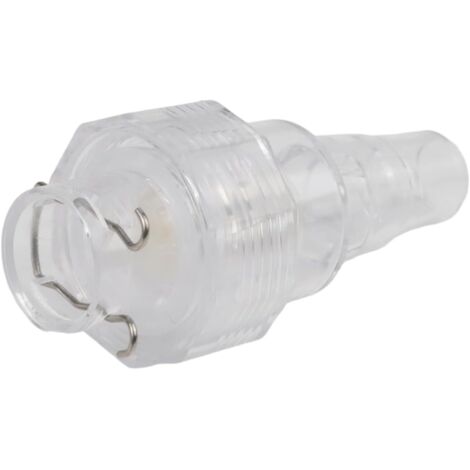 Clapet anti-retour de vidange de condensat pour climatisation, anti-reflux d'odeurs pour armoires murales centrales, design à fermeture lente, transparent, taille B 92 mm (A)
