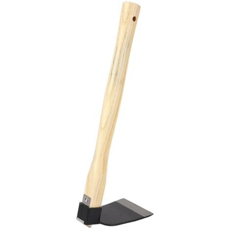 Hand Hoe with Wooden Handle, Garden Hoe for Digging, Cutting Grass, Sickle for Planting and Weeding (1/5)
