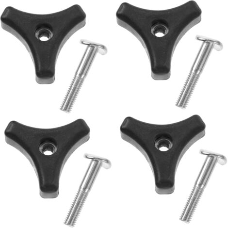 Ensemble de 4 Pièces de Rechange pour Poignée Triangulaire de Tondeuse à Gazon, Vis 5 Cm, Compatible Outils Motorisés de Jardin, Accessoires Tondeuse Pratique pour Entretien (1/5)