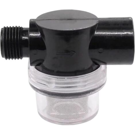 RV Water Pump Filter, 1/2 Plastic Sediment Filter with 50 Mesh Stainless Steel Screen, Clear Replacement Sediment Filter (1/5)