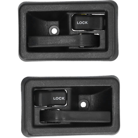 Eosnow Poignée de porte de voiture ABS 55176477AB, 2 pièces, intérieur gauche droit pour Jeep Wrangler 1987 – 2004