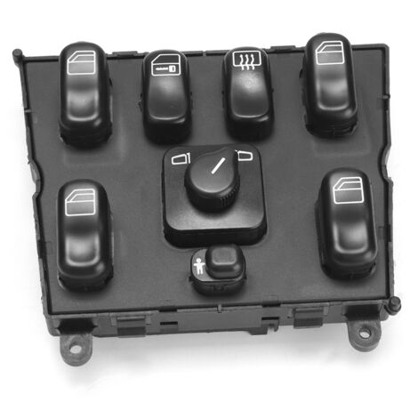 Commutateur de commande principal de vitre électrique de voiture, 1638206610 adapté à Mercedes Benz W163 ML320 ML430 (1/5)