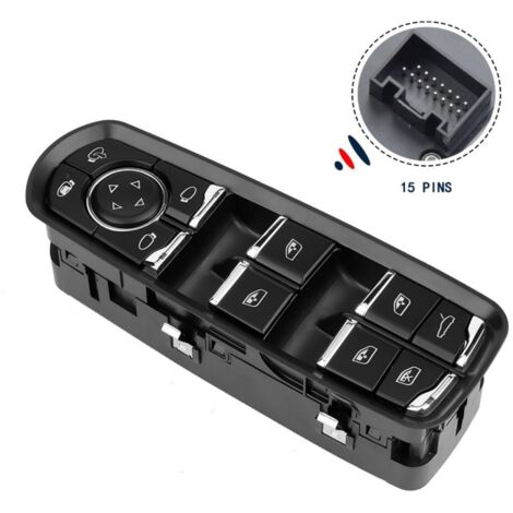 Eosnow Interrupteur de Commande de Vitre électrique pour Porsche Cayenne 2011-2016 - Accessoire Auto