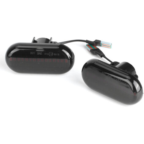 Eosnow Clignotant dynamique LED pour voiture, clignotant séquentiel latéral adapté à Renault Clio