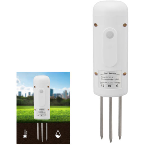 Eosnow Outil de Mesure de La Température et de L'Humidité du Capteur de Sol Sans Fil pour Moniteur de Sol de Plantes en pot de Jardinage Zigbee (1/5)