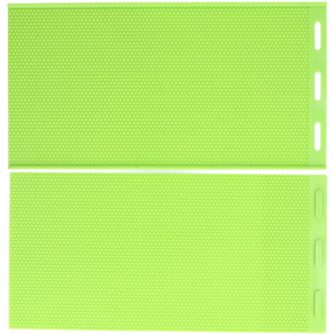 Eosnow 2 pièces 5.4mm Silicone cire d'abeille feuille moule cire d'abeille fondation presse moule apiculteur équipement