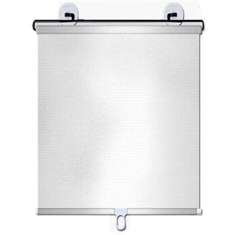 Eosnow – Rideaux rétractables pour pare-brise – Protection UV – Installation facile avec ventouses – Taille 50x125 cm en PVC