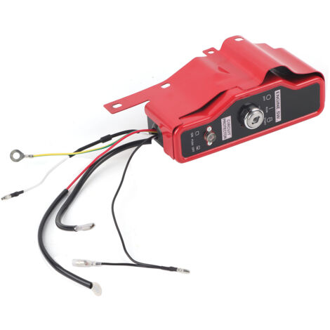 Eosnow Interrupteur d'allumage électrique 2 panneaux de touches pour moteur Honda GX340 GX390 11HP 13HP