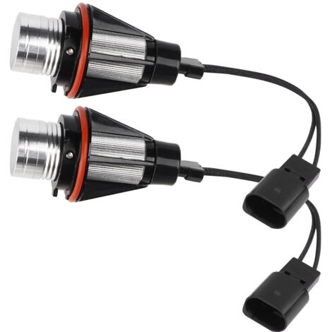 Eosnow 2 pièces voiture lumineuse 6000K 5W Angel Eyes lampe LED pour E60 E61 E39 E53