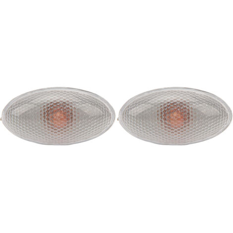 Eosnow Feu de position latéral LED lumineux 12V 632574, 2 pièces, lampe indicateur latéral de remplacement pour Peugeot 206 407 607