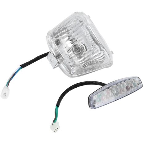 Eosnow 12V Tête Arrière Feu Arrière Lampe Style Dinosaure Fit pour 50cc 70cc 110cc Quad Dirt Bike ATV