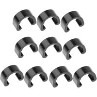 10pcs Aluminium C Pince C-Clips Buckle Guides Câble De Tuyau pour Le Vélo Route Et Montage
