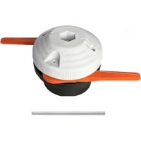 6-2 Tête pour STIHL FS38 FSA60R FSA86R FS40 FS50 Débroussailleuse, Tete Faucheuse FSA 60 R Coupe Bordure FS 38 Tête Debroussailleuse Accessoires, avec 4 Lames