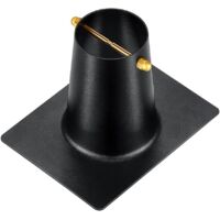 Rain Chains Black Powder Coated Aluminium Gutter Downspout Adapter for Standard Rain Chain Installation