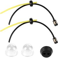 Set of 5 Universal Petrol Hose with Filter for Lawnmowers, Hedge Trimmers, Brushcutters – 2 and 4 Strokes