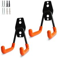 Heavy Duty Garage Hooks Storage Utility Hooks Storage Organizer for Garden Tools Storage Steel Wall Hooks (Small U-Hook)
