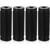 4 x Wheelbarrow Handles, 30 mm Non-Slip Rubber Replacement Handles for Wheelbarrow Wheels, Trolley Grips for Wheelbarrows (Lenght 100 mm)