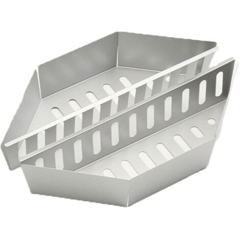 Lot de 2 paniers à charbon pour barbecues à charbon Weber 47, 57 et 67 cm, panier à charbon pour chauffage direct et indirect, accessoire pour Weber 7403
