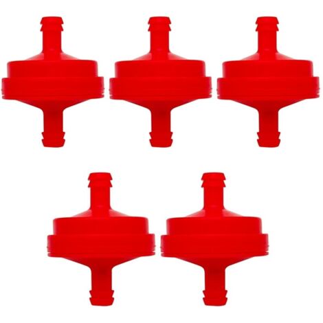Lot de 5 filtres à carburant, pour Briggs & Stratton 298090 394358 1/4" conduite de carburant 150 microns pièces AM107314 5018 Filtre à essence Briggs et stratton. (1/5)