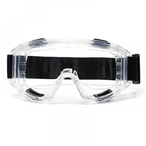 Lunettes de protection transparentes anti-buée et anti-poussière, lunettes de sécurité anti-rayures, unisexes, parfaites pour le bricolage, la chimie, la construction, les chantiers (1/5)