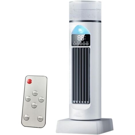Ventilateur Tour Ventilateur à Oscillation 120° pour Intérieur,Ventilateur Silencieux Intelligent avec Fonction Fraîcheur pour Maison Dortoir Bureau et Sommeil(Blanc) (1/4)