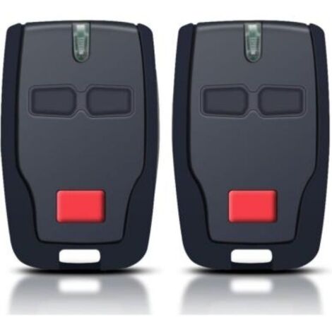 Télécommande de porte de garage 2 pièces, télécommande BFT 2 canaux pour BFT Mitto 2 RCB, Kleio, Ghibli, TRC 2, Kleio, Ghibli, TR (433 MHz) (1/5)