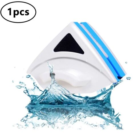 Lave Vitre Magnétique,Accueil Double Side Window Magnétique Cleaner,Nettoyeur Vitre Magnétique,Outil De Nettoyant pour Essuie-Glace en Verre,aux Fenêtres Simple Vitrage d'une Epaisseur de 3 à 8 mm. (1/5)
