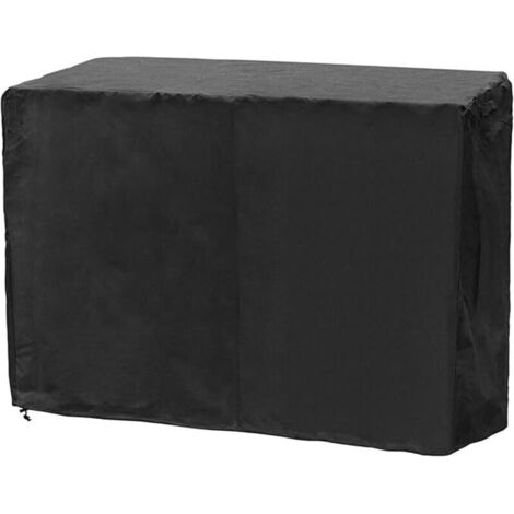 Housse De Protection 100x60x90cm 210D Oxford Noir pour chariot plancha Housse de barbecue (1/5)