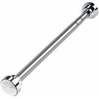Barre extensible pour rideau de douche télescopique 40-50 cm – Acier inoxydable – Installation sans perçage – Résistante à la corrosion
