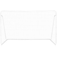 But de football en tube acier galvanisé 240x150x90cm – Maille 10x10cm – Diamètre tuyau Φ25x0,6mm – Léger et durable pour terrains de jeu