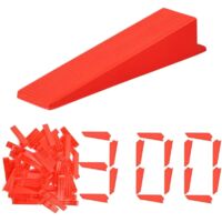 Kit de nivellement pour carrelage 300 pièces – Entretoises 75mm pour pose de carrelage – Système de nivellement efficace pour murs et sols