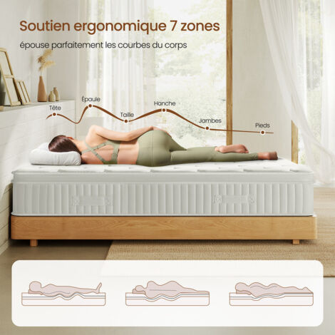 Matelas Reverie 140x190 Cm – Épaisseur 30 Cm – Ferme – Bon État – Occasion