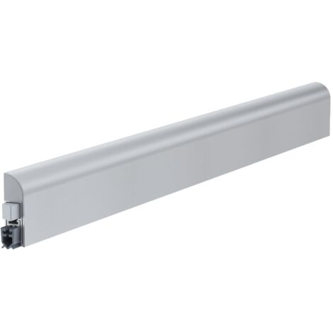 Wind-Ex Absenkdichtung zum Aufschrauben von Athmer - Silber - 860 mm - kürzbar um 125 mm - Zugluftstopper - Türdichtung - Zugluft- & Schallschutz