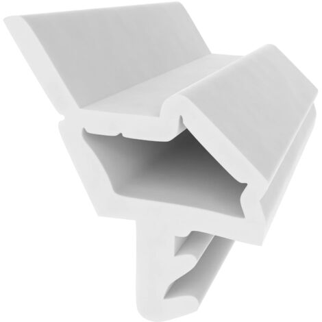 Holzzargendichtung für Zimmertüren - Weiß - Muster - 12 mm Falzbreite - 3 mm Nutbreite - Türdichtung zur Reduktion von Zugluft und Geräusch - Dichtung für Holztüren (1/5)