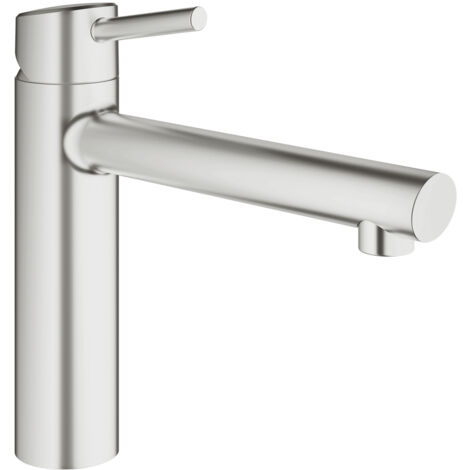 GROHE EH-SPT-Batterie Concetto 311281 bec moyen supersteel, 31128DC1 (1/9)