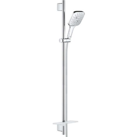 GROHE Set de barre de douche RSH 130 SmartActive Cube 26586 900mm tablette chromé, 26586000 (1/5)