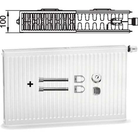 Kermi Radiateur à vanne Profil Therm X2 type 22 600x500mm position de vanne à droite FTV220600501R1K (1/5)