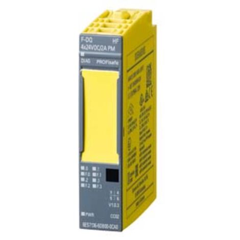 Siemens SIMATIC ET 200SP F-DQ 4x24VDC/2A PM HF, 6ES71366DB000CA0 (1/4)